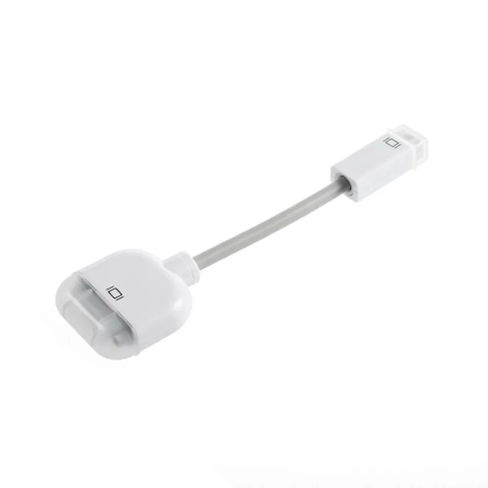 Мини-dvi к VGA адаптер мини-dvi к VGA Женский монитор видео адаптер кабель для Apple MacBook Белый