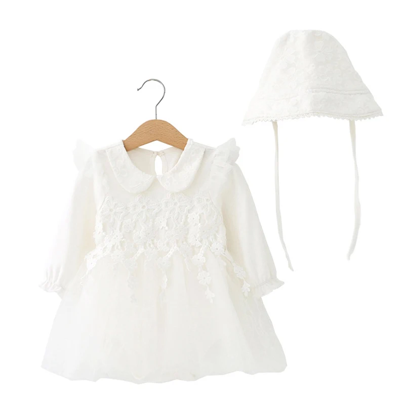 Детское Хлопковое платье пачка с кружевом на осень 6 1 лет|dresses infant girls|dress infantlace tutu |