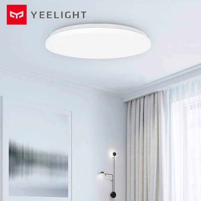 Xiao mi Yeelight YILAI 480 светодиодный умный потолочный светильник простой круглый потолочный светильник mi для домашнего приложения/голоса/дистанционного управления 32 Вт