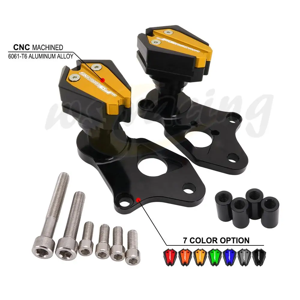 Мотоцикл с ЧПУ Краш Pad Рамка слайдер защита для SUZUKI GSXR600 GSXR750 gsxr 650 750 2006