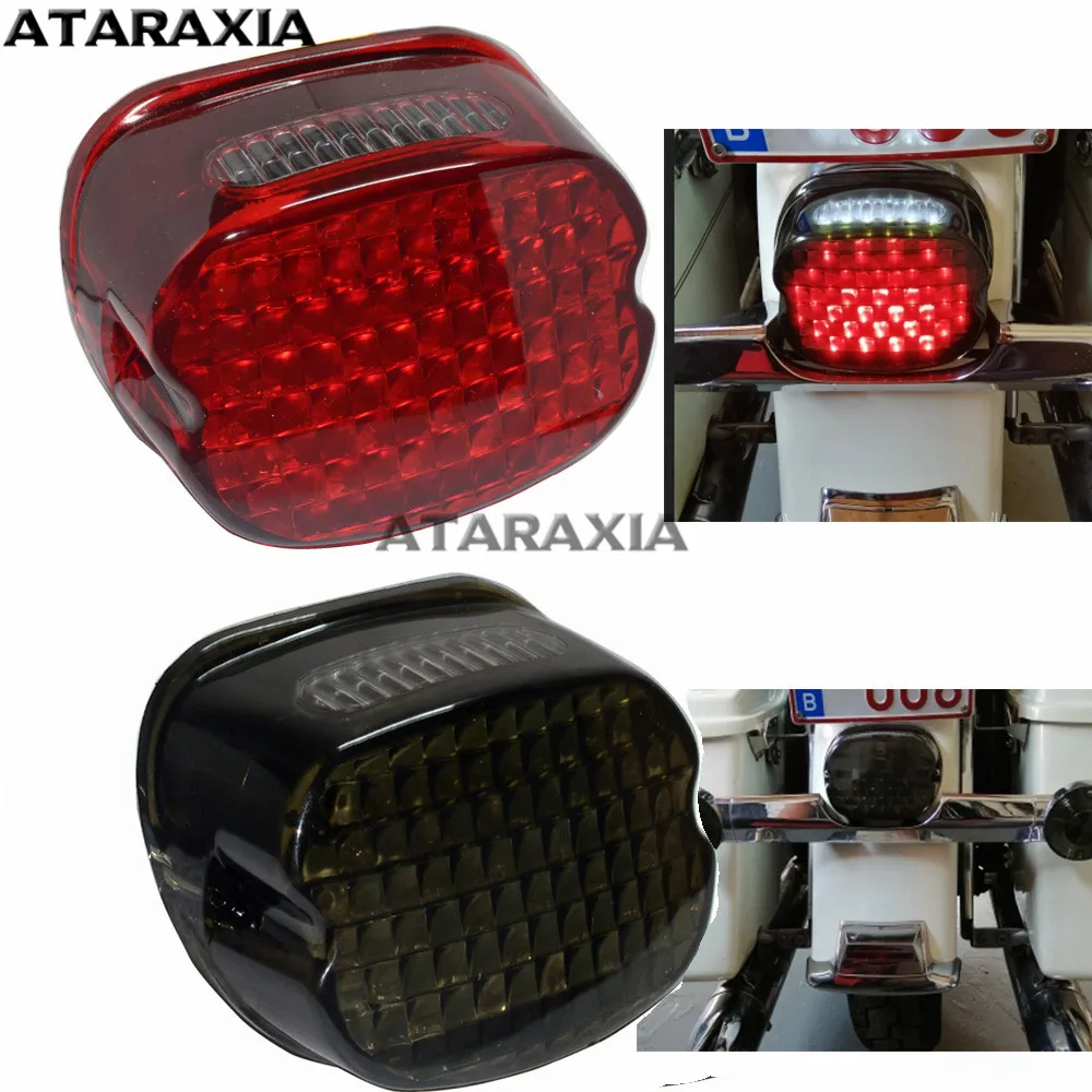 Красный дым светодиодный задний стоп сигнал низкий профиль для Harley Dyna Electra Glide Street