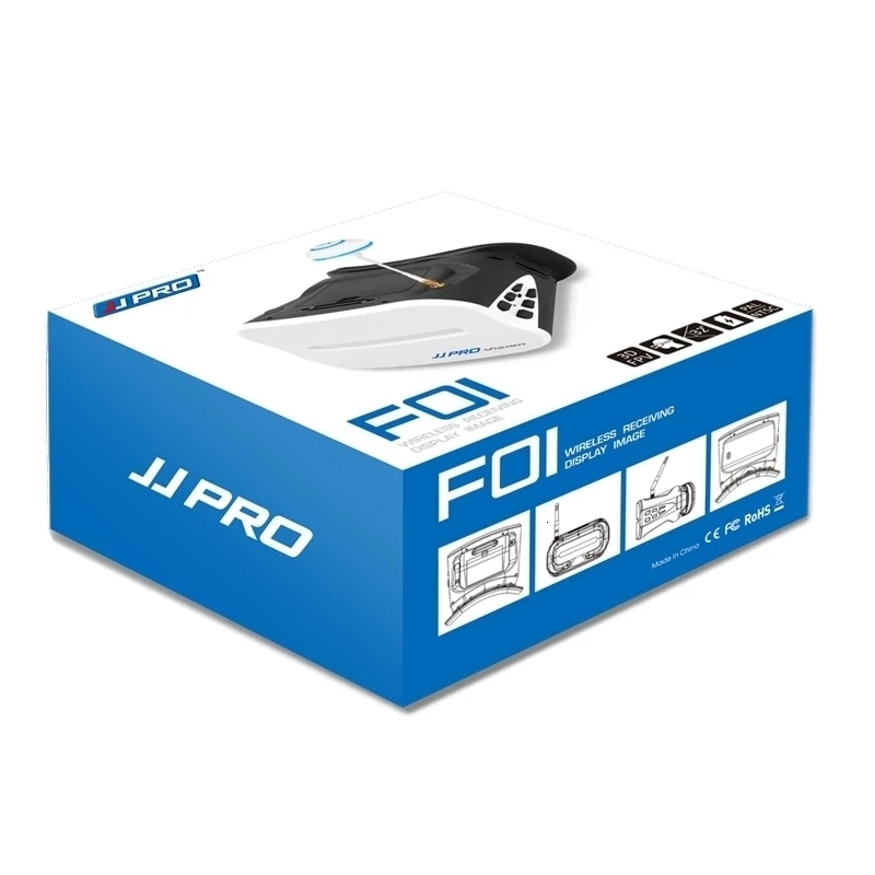 JJR/C JJRC JJPRO F01 64CH 5,8G FPV очки гарнитура очки с батареей VS D2 Pro EV800 Fatshark FPV Для P130 P175 P200 ZLRC