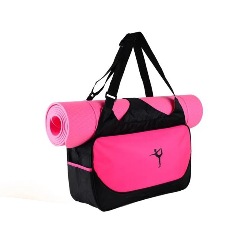 Oxford Cloth Waterproof Yoga Bag for Fitness Training Gym Sport Pilates Yoga Mat Shoulder Carriers Backpack Men and Women