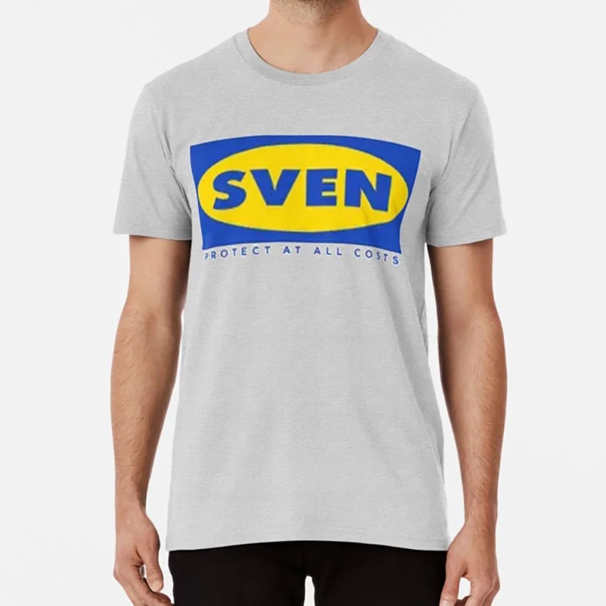 Серый PEWDIEPIE-Sven Merch рубашка/футболка с наклейками pewdiepie sven pewdiepie merch pewdiepie рубашка - Цвет: Серый