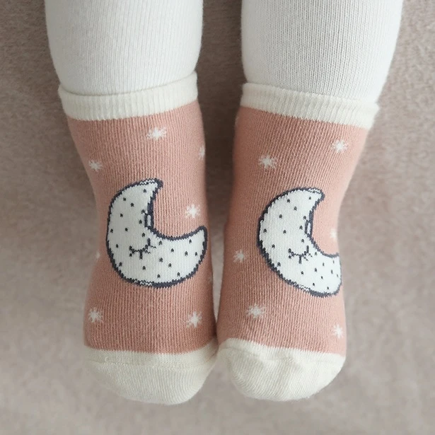 Moon Stars Baby Socks Rubber Anti Slip Baby Winter Socks Calcetines Antideslizantes Bebe Calcetines Con Suela - Socks - AliExpress