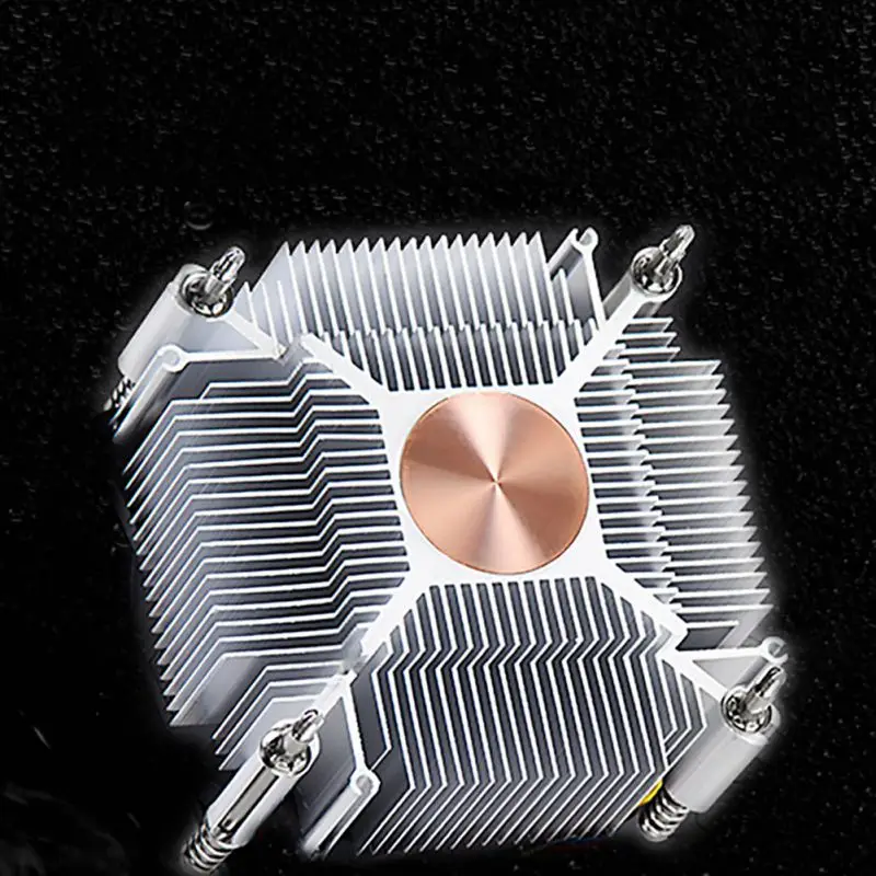 Вентилятор радиатора CPU настольный компьютер Вентилятор охлаждения ультра-тихий полноплатформенное освещение смешанный цвет