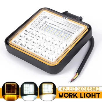 

Car LED Work Light Auto Waterproof Replacement 50000H 4 Inch Bar Combo