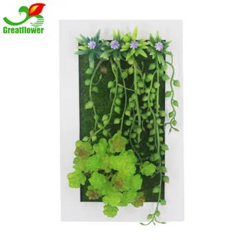 

Rectangular Artificial Plants Photo Frame Fairy Tears Wall-Mounted Simulation Succulents Flower Preservation Home Decoration Acc
