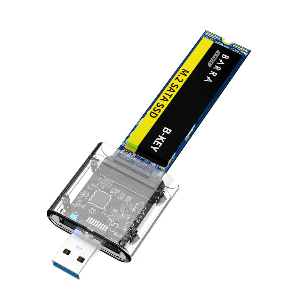 Чехол для M2 SSD M.2 на USB 3 0 Gen 1 5 Гбит/с высокоскоростной корпус SATA NGFF 2242 2260 2280 адаптер