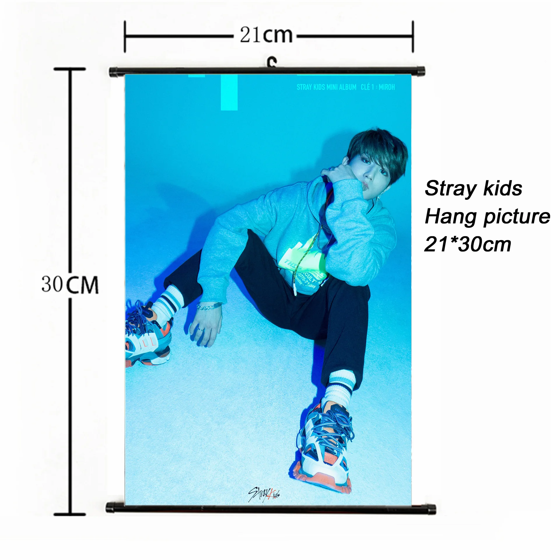 Модный Kpop Stray Kids have picture 21*30 см плакат stray kids MIROH альбом Фотокарта для фанатов Коллекция корейский Канцелярский набор - Цвет: SKD00821