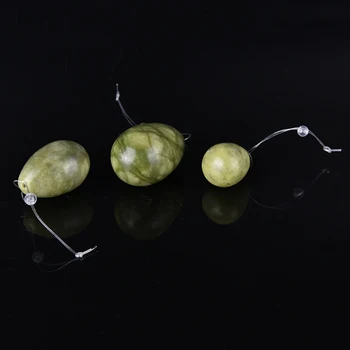 

3PCS Jade Eggs Women Men Pelvic Floor Muscle Kegel Exercise Vaginal Tightening Exercise Yoni Egg Ben Wa Ball Foot Body Care Tool