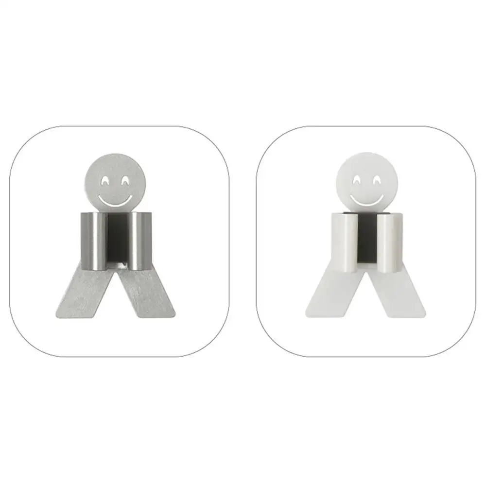 Нескользящий настенный держатель для швабры, держатель для хранения метлы, вешалка с зажимом, бесшовный крючок для швабры, аксессуары для ванной комнаты
