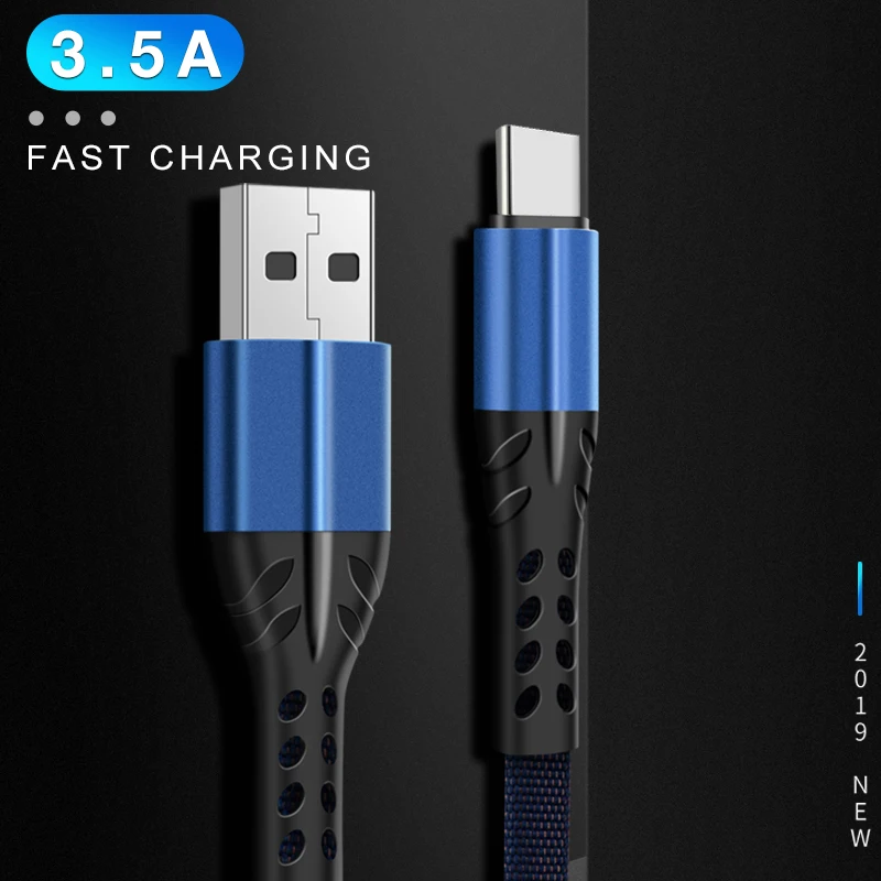 3.5A кабель для быстрой зарядки для type-C Micro USB кабель для iPhone для iOS Android Быстрая зарядка передачи данных кабель type-C устройства