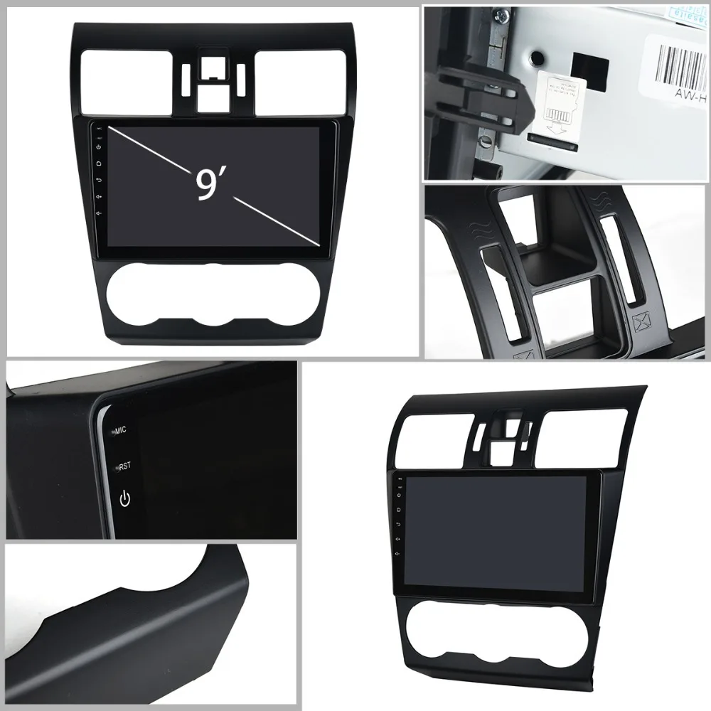 Dasaita-9-Android-8-1-for-Subaru-Forester-WRX-XV-Multimedia-2016-2017-Support-GPS-Navigation
