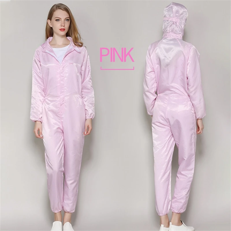 Workshop Uniforms Hooded Antistatic Dustproof Long Sleeve Coats Pants Zipper Tops Jumpsuits Clothing Darily Worker Overalls Workshop Uniforms Hooded Antistatic Dustproof Long Sleeve Coats Pants Zipper Tops Jumpsuits Clothing Darily Worker Overalls