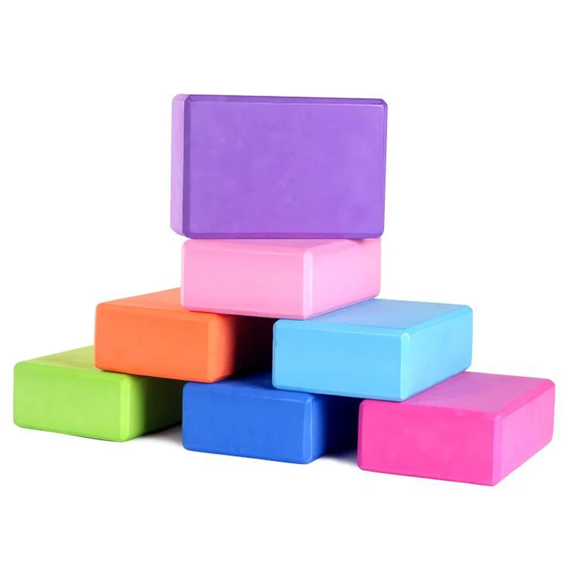 

Yoga Pillow Pilates Block EVA Yoga Brick Fitness Equipment Stretching Aid Body Shaping Health Training Tool Foam Bolster Cushion