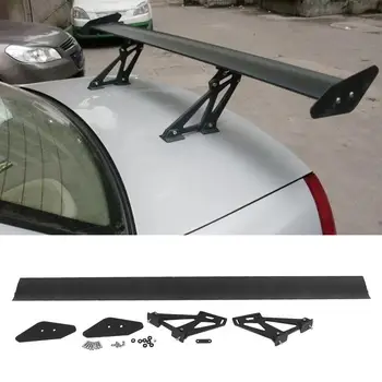 

Car Modification Universal Aluminum Alloy Single Layer Punch Car Tail Wing Racing Spoiler Car modification accessories