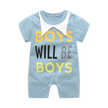 

ZWY150 Boys Rompers Kids Romper Summer Spring 0-24M Age Infant Character Printing Toddler Newborn Outfits Baby Boys Clothes 2020