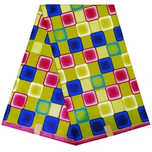 Анкара африканская печатная ткань с воском гарантированное настоящий голландский воск ткань Африканская красочная печать высокое качество швейный материал 6 ярдов