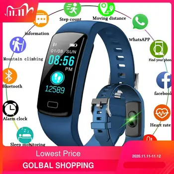 

LIGE New Men Women Fashion Band Smart Watch Blood Pressure Heart Rate Monitor Pedometer Fitness Tracker Watch FOR Android IOS