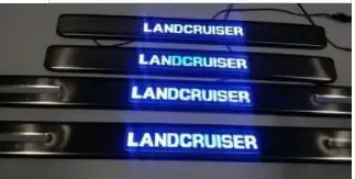 Темно-серый Добро пожаловать педаль применение только для Toyota Land Cruiser 4500 4700 LC100 Добро пожаловать педаль светодиодный порог с огнями - Цвет: Темно-серый