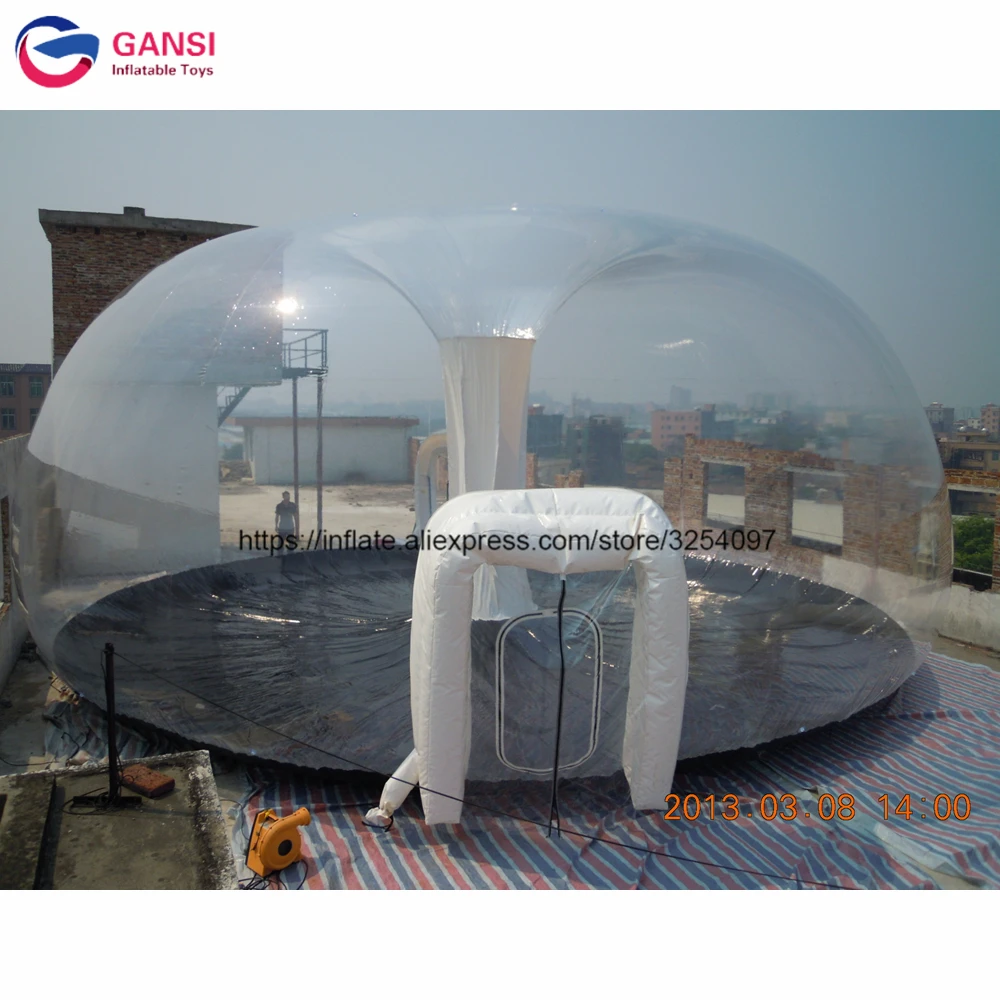 Outdoor rental 15m diameter  inflatable igloo cover tent with tunnnel inflatable bubble dome tent for restaurant gadinan h 265ai ultra hd 4k poe camera face detect dome outdoor 8mp 5mp audio ip camera ir night vision for surveillance system