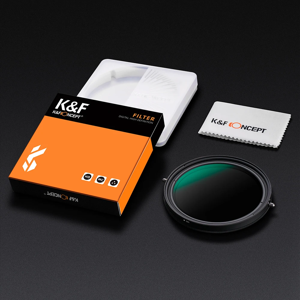 K&F Concept  ND2-ND32 67mm 77mm 82mm Variable