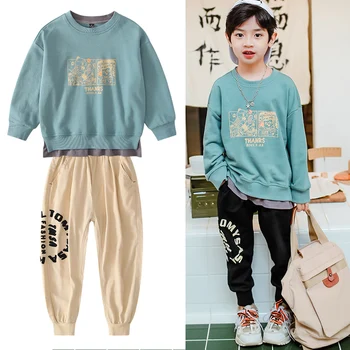 

Christmas Fashion Baby Clothes Unisex Autumn Fall Baby Clothes Personalised Luxury Roupas Infantis Kids Boys Clothes AB50TZ