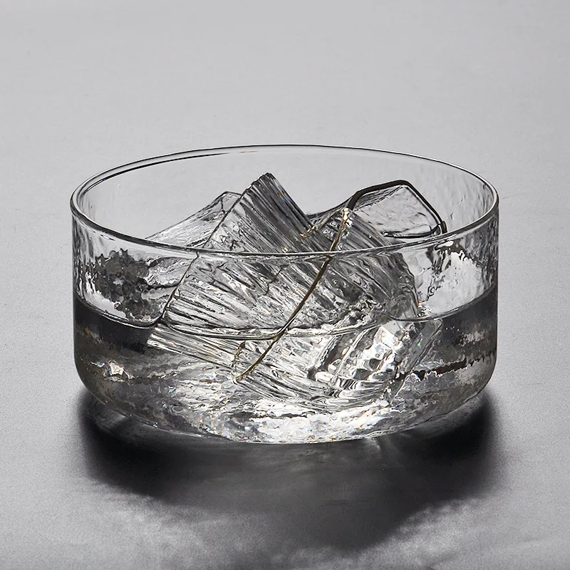 

Glass Tea Basin Hammer Small Washing Jianshui bei xi Pot Tray Tea Ceremony Accessories Instant Noodle Bowl Fruit Bowl Salad Bowl