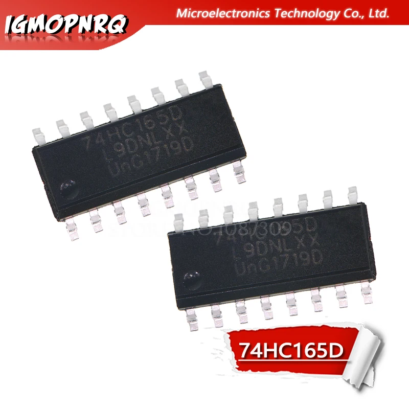 10 шт. 74HC165D SOP14 74HC165 SOP SN74HC165DR 14 SN74HC165 SMD новая и оригинальная ИС|Интегральные схемы| |
