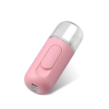 

Nano Mister Portable Rechargeable Handheld Air Humidifier Ultrasonic Water Meter Charging Facial Steam Diffuser small gift