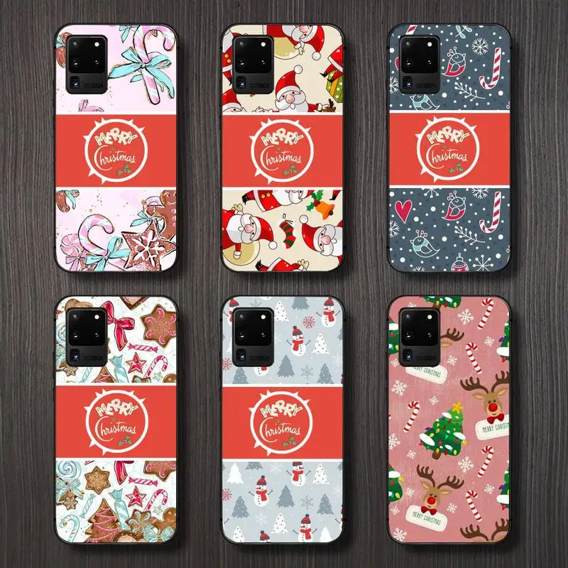 

Christmas fashion cute funny Phone Case For Samsung galaxy S 7 8 9 10 20 edge A 6 10 20 30 50 51 70 note 10 plus