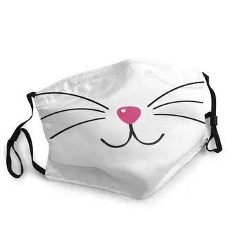 

Cat Face Fun Animal Men Women Reusable Mouth Face Mask Printed Dust Mask Protection Cover Respirator Mouth Muffle