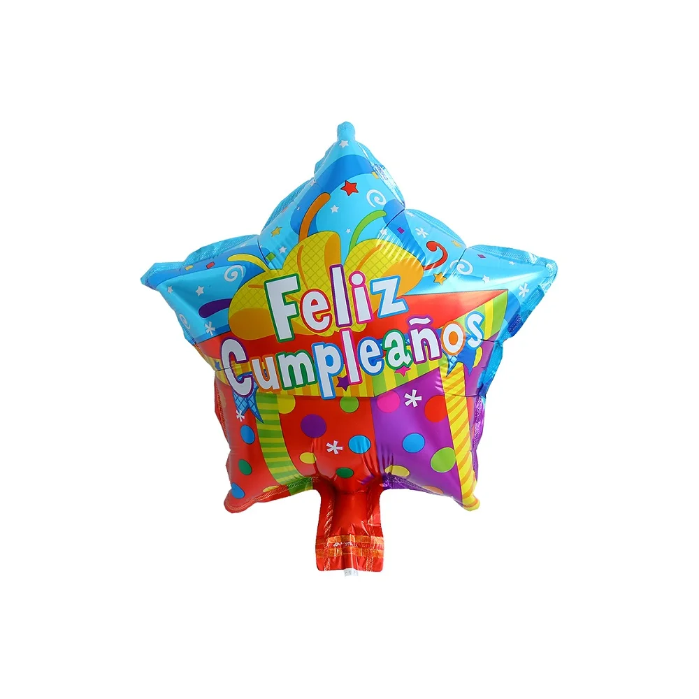 10pcs/lot 10inch Feliz Cumpleanos Spanish Happy Birthday Balloons Round Mylar Helium Balloon Happy Birthday Party Air Globos 10pcs/lot 10inch Feliz Cumpleanos Spanish Happy Birthday Balloons Round Mylar Helium Balloon Happy Birthday Party Air Globos