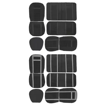

TIROL11Pcs/set Car Seat Covers Universal Four Seasons PU Cushion Auto Accessories Car Seat Cover Vehicle Seat Protector Hot Sale