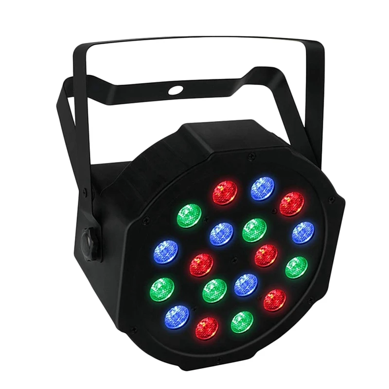 

Par Lights With Remote 18x1w Led Lighting For Stage KTV Pub Club Dsico Show Party ,US Plug