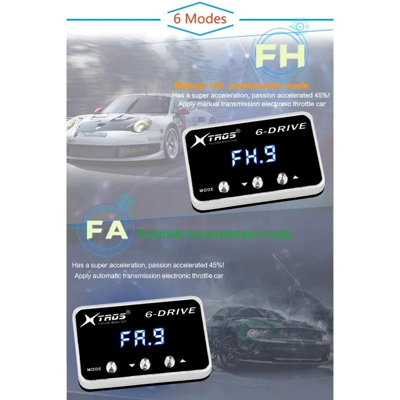 Suzuki Jimny + TROS TS-6Drive Potent Booster Electronic Throttle Controller Transmission Automobile