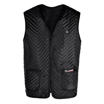 

Men Women USB Charging Riding Climbing Skiing Pain Relief Adjustable Modes Washable Warm Hiking Heated Vest Outdoor Camping