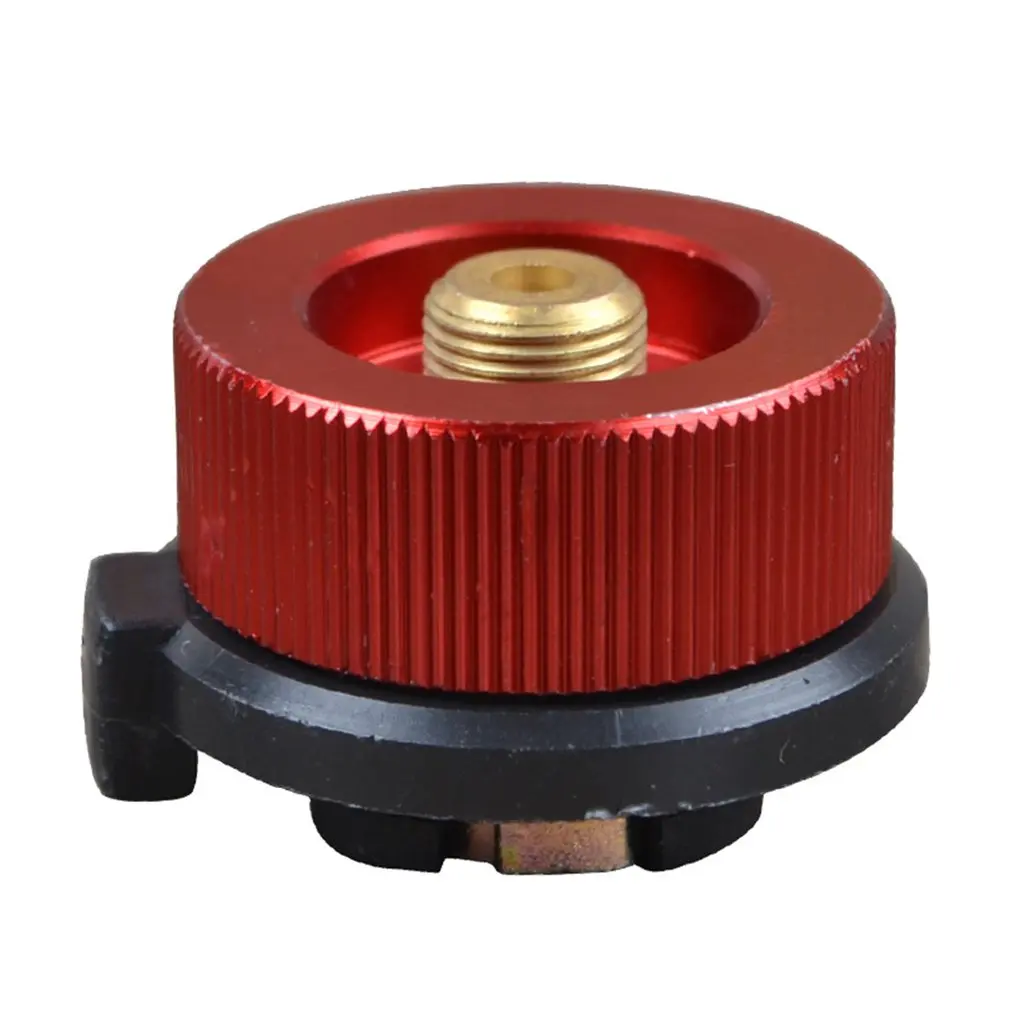 

Outdoor Camping Hiking Stove Burner Adaptor Split Type Furnace Converter Connector Auto-off Gas Cartridge Tank cylinder Adapter