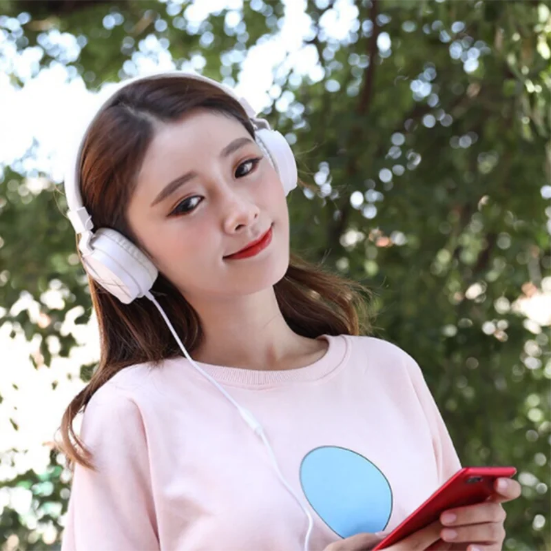 Pohiks 1pc Professional E sport Gaming Wired Headphone Bass Sound Music Stereo Universal Headset For PC Computer Laptop
