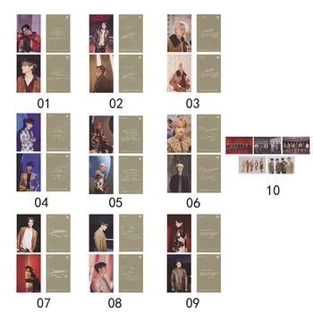 

New 2/5Pcs/set KPOP SUPER JUNIOR New Album Photo Card PVC Cards Self Made LOMO Card Photocard