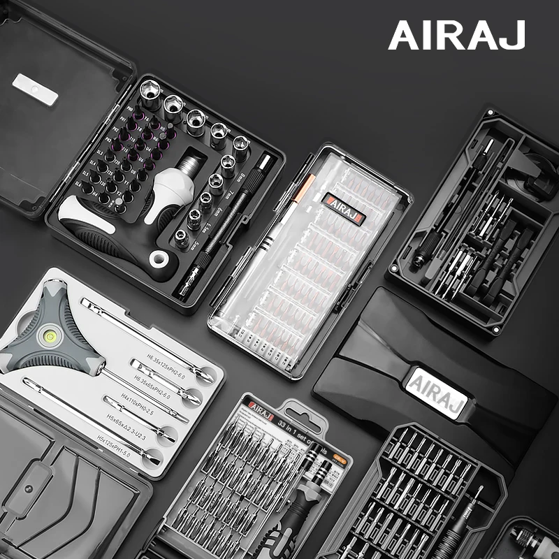 Новый Набор отверток AIRAJ для разборки дома шуруповерт слива высокоточный