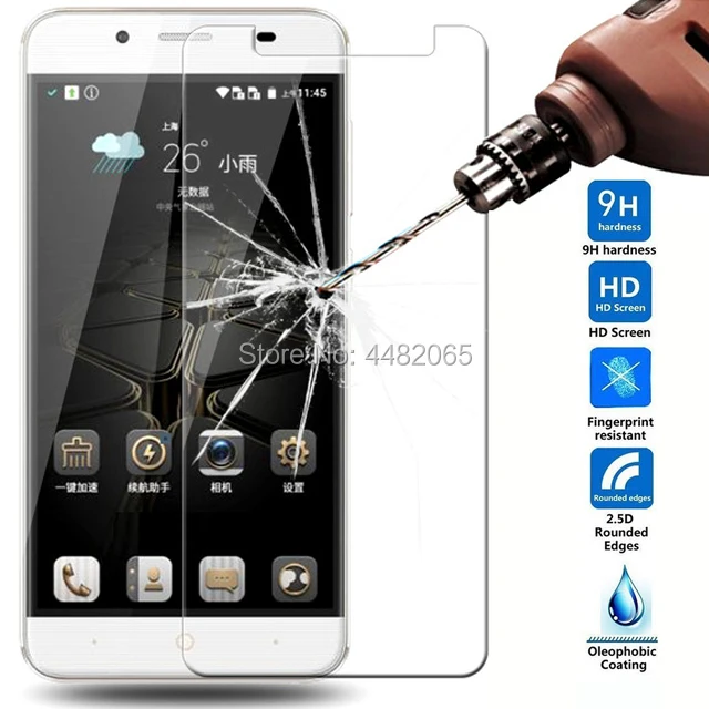 Закаленное стекло 9H для ZTE Blade A610 plus Передняя защитная пленка Взрывозащищенная