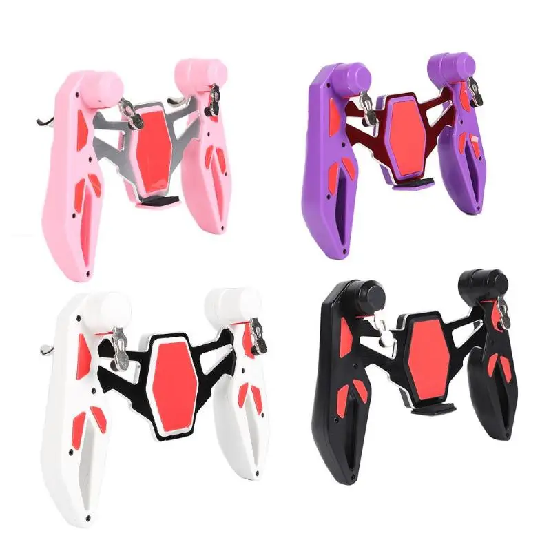  4 Colors Smart Phone Gamepads Peace Elite Game Trigger Phone Fire Button Controller Joystick for PU
