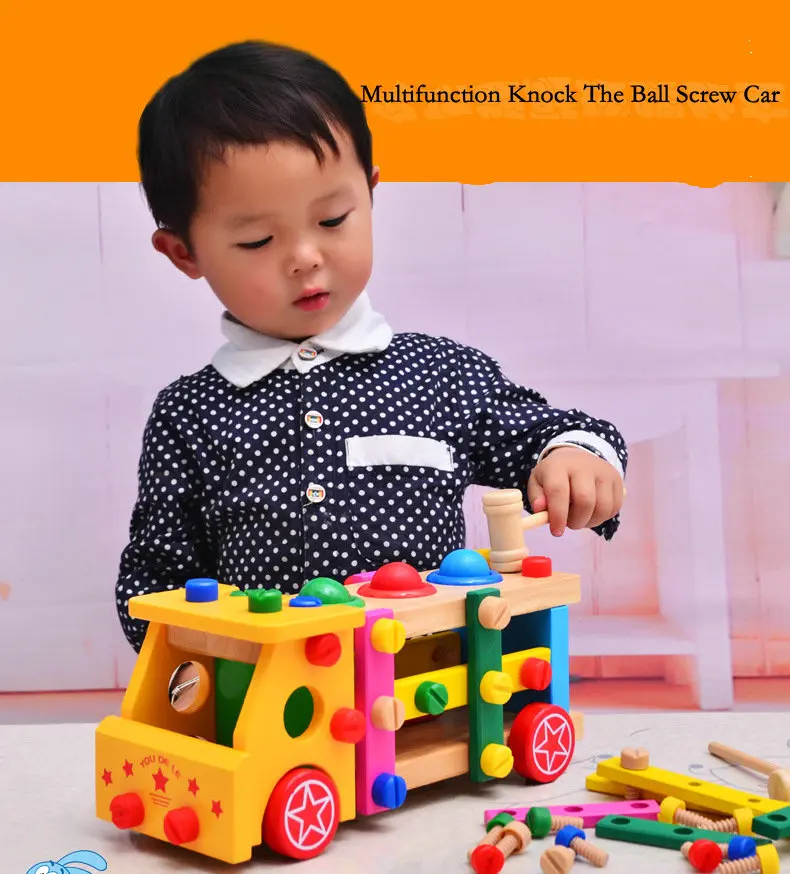 50 шт. многофункциональные игрушки выбить мяч завинчивания инструменты блоки в