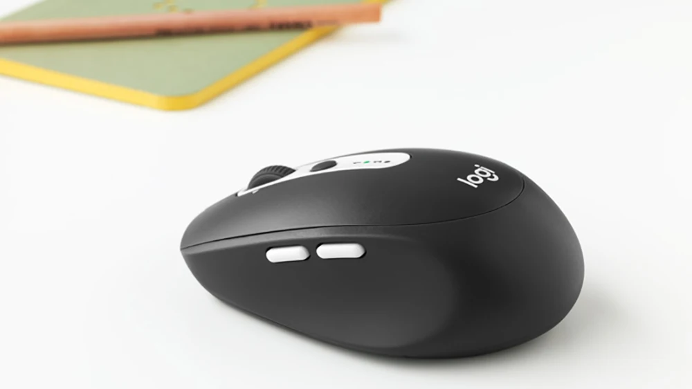 Logitech M585 MULTI-DEVICE многозадачная мышь с изогнутым дизайном, сверхточная прокрутка мыши для Windows Mac OS