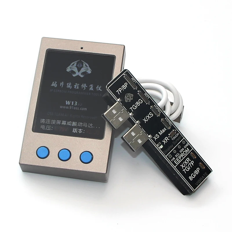 W13 lcd датчик окружающего света вибратор ремонт IP дисплей ПРОГРАММАТОРЫ eeeprom для iPhone 7-XS/XSMAX XR