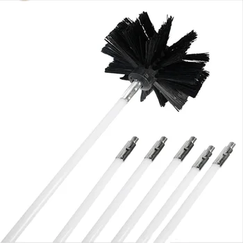 

Flexible Dryer Vent Cleaning Kit, Lint Remover, Extends Up to 12 Feet, Synthetic Brush Head, Use with or Without a Power Drill