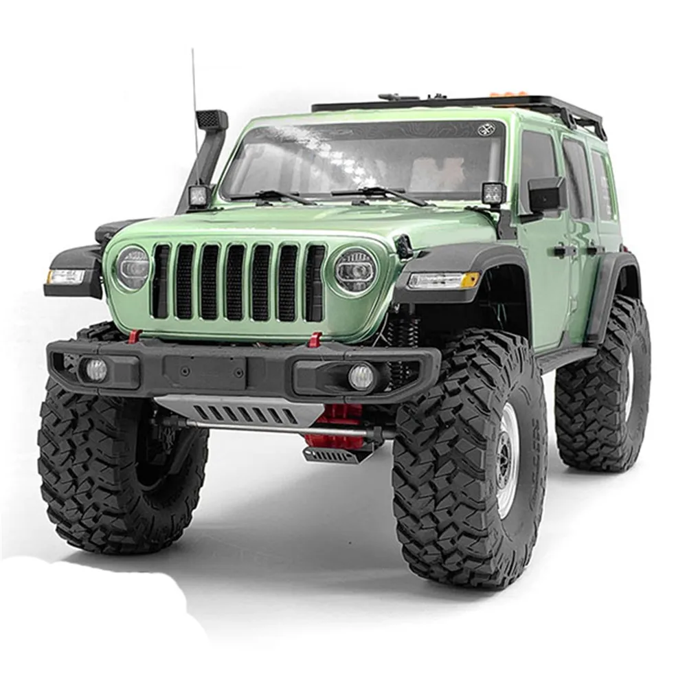 

Front Bumper Bottom Guard Bar Winch Hook for 1/10 Axial SCX10 III Wrangler RC Car Accessories (Widen version)