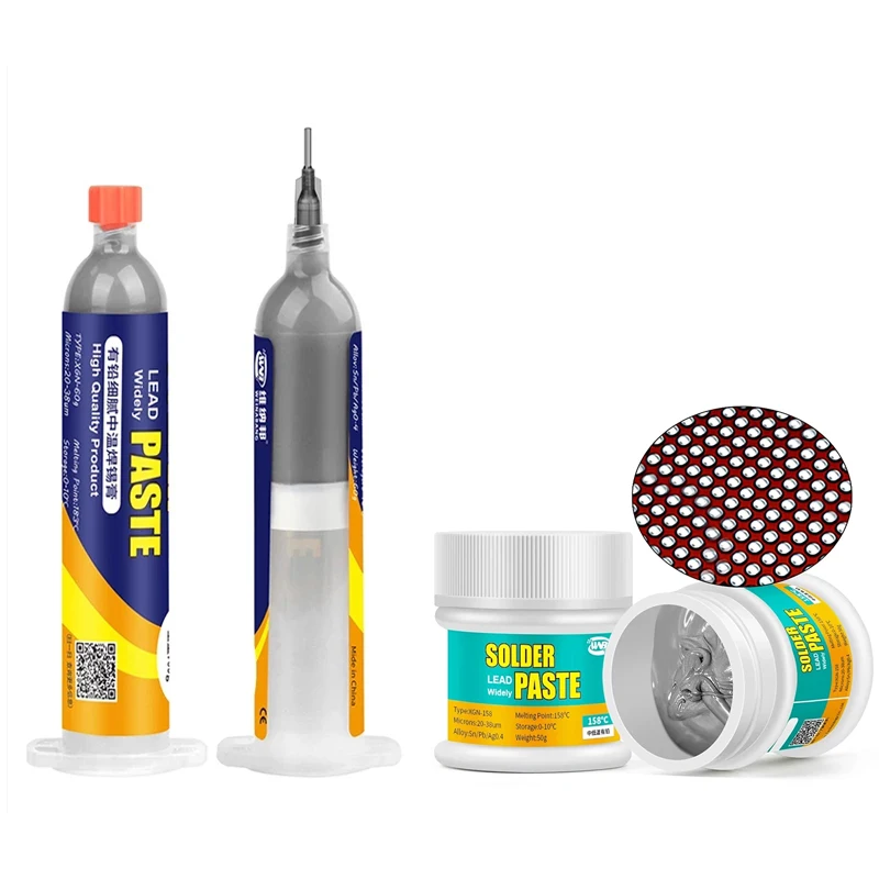 Solder Tin Paste High Low Temperature Melting Point Welding Flux Paste for iPhone Motherboard SMT BGA Soldering Rework Tools mechanic 10cc no clean flux for soldering liquid paste iphone cpu demolition special bga rework welding oil needle